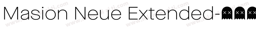 Masion Neue Extended字体转换